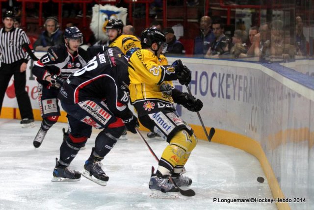 Photo hockey match Rouen - Angers  le 26/01/2014