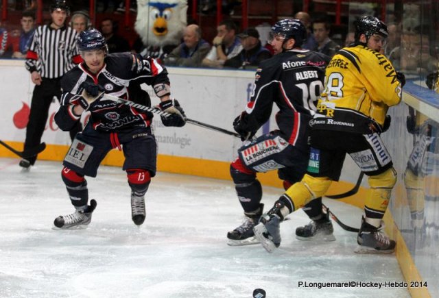 Photo hockey match Rouen - Angers  le 26/01/2014
