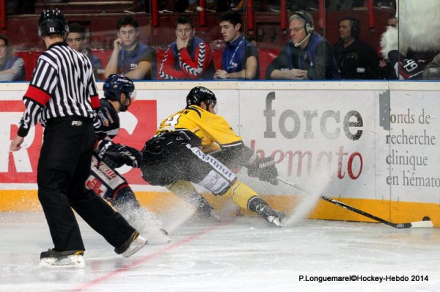 Photo hockey match Rouen - Angers  le 26/01/2014