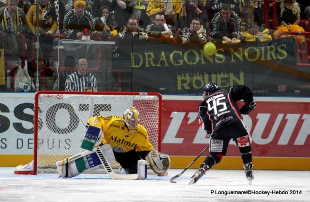 Photo hockey match Rouen - Angers  le 26/01/2014