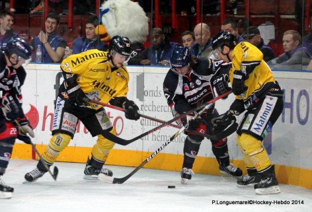 Photo hockey match Rouen - Angers  le 26/01/2014