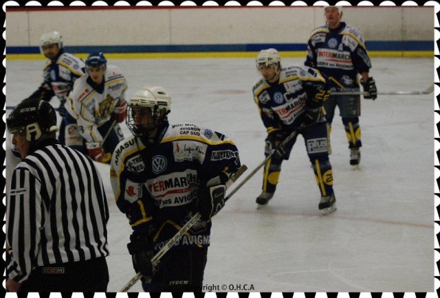 Photo hockey reportage D3 : Avignon - Villard