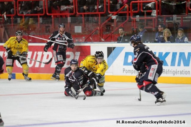 Photo hockey match Rouen - Angers  le 26/01/2014