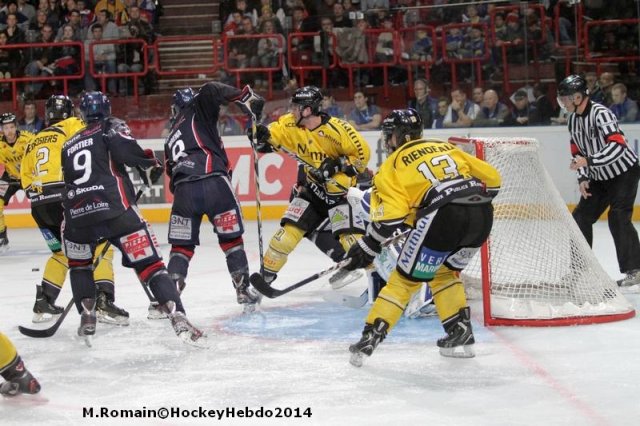 Photo hockey match Rouen - Angers  le 26/01/2014