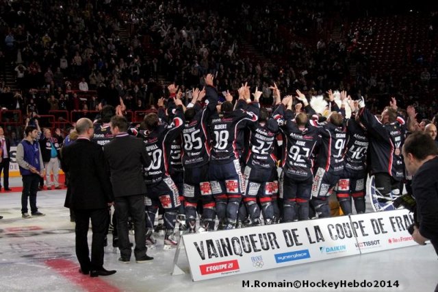 Photo hockey match Rouen - Angers  le 26/01/2014