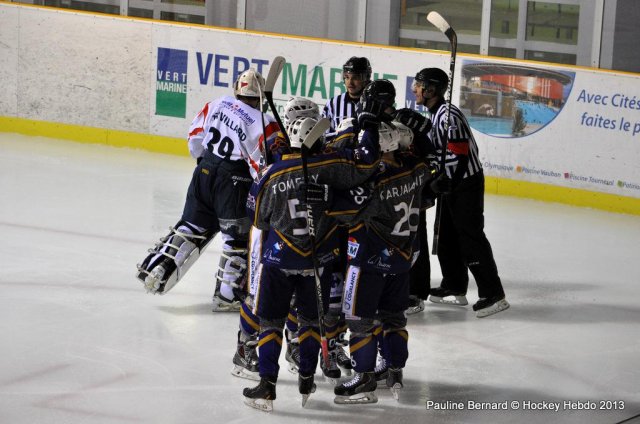 Photo hockey match Reims - Lyon le 25/01/2014