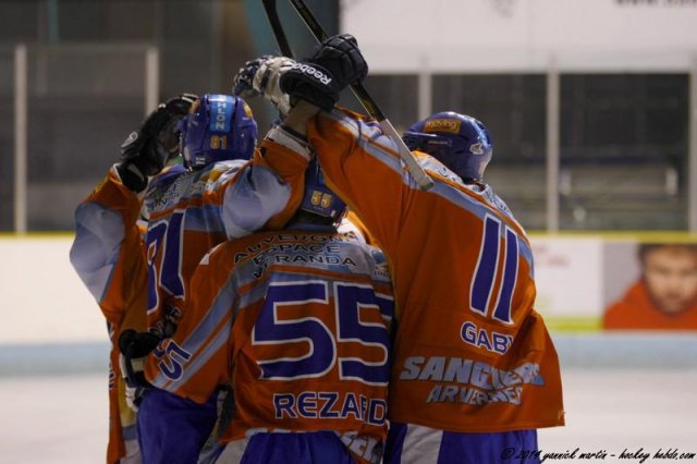 Photo hockey match Clermont-Ferrand - Asnières le 25/01/2014