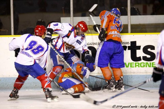 Photo hockey match Clermont-Ferrand - Asnières le 25/01/2014