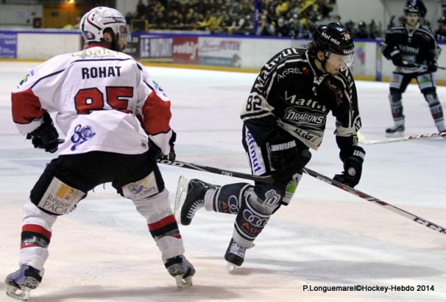 Photo hockey match Rouen - Briançon  le 28/01/2014