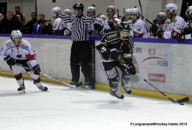 Photo hockey match Rouen - Briançon  le 28/01/2014