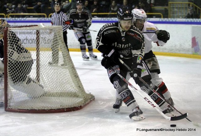 Photo hockey match Rouen - Briançon  le 28/01/2014