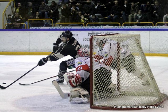 Photo hockey match Rouen - Briançon  le 28/01/2014