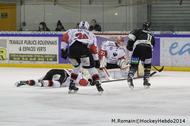 Photo hockey match Rouen - Briançon  le 28/01/2014