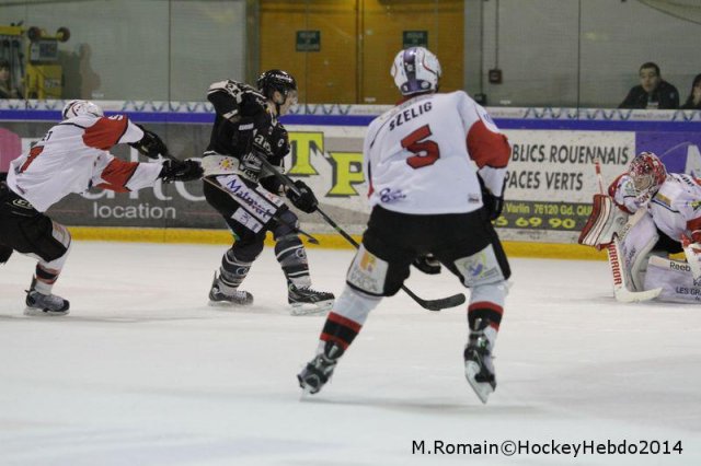 Photo hockey match Rouen - Briançon  le 28/01/2014