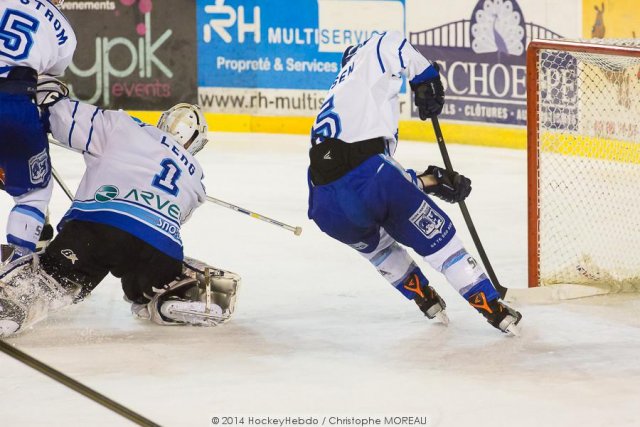 Photo hockey match Strasbourg  - Villard-de-Lans le 01/02/2014