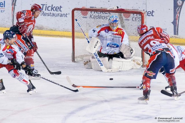 Photo hockey match Lyon - Nice le 01/02/2014
