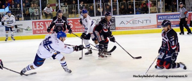 Photo hockey match Angers  - Brest  le 01/02/2014