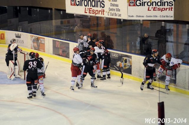 Photo hockey match Bordeaux - Anglet le 01/02/2014
