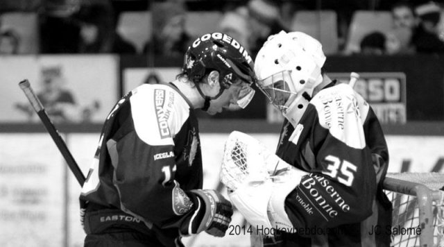 Photo hockey match Grenoble  - Rouen le 01/02/2014