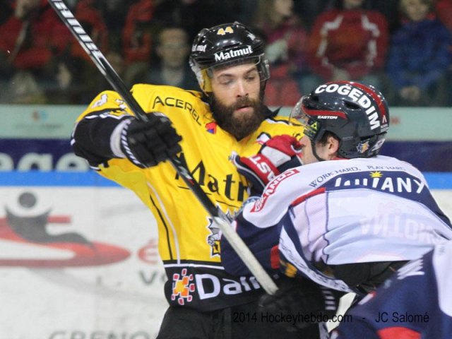 Photo hockey match Grenoble  - Rouen le 01/02/2014
