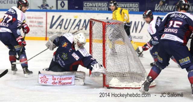 Photo hockey match Grenoble  - Rouen le 01/02/2014