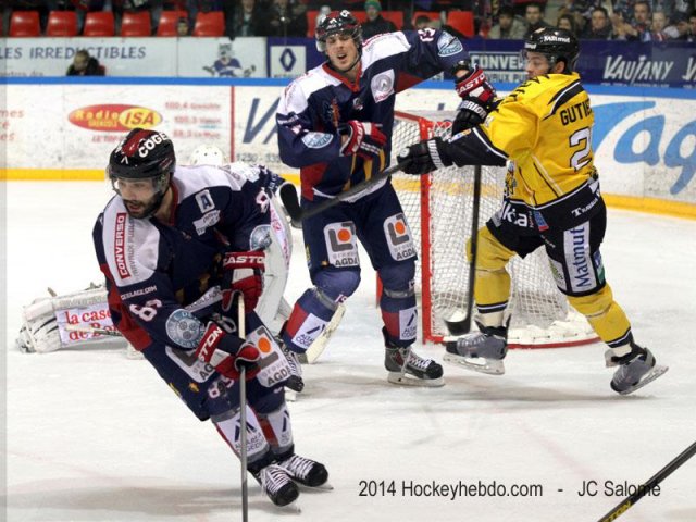 Photo hockey match Grenoble  - Rouen le 01/02/2014