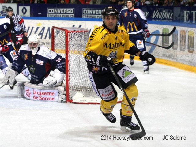 Photo hockey match Grenoble  - Rouen le 01/02/2014