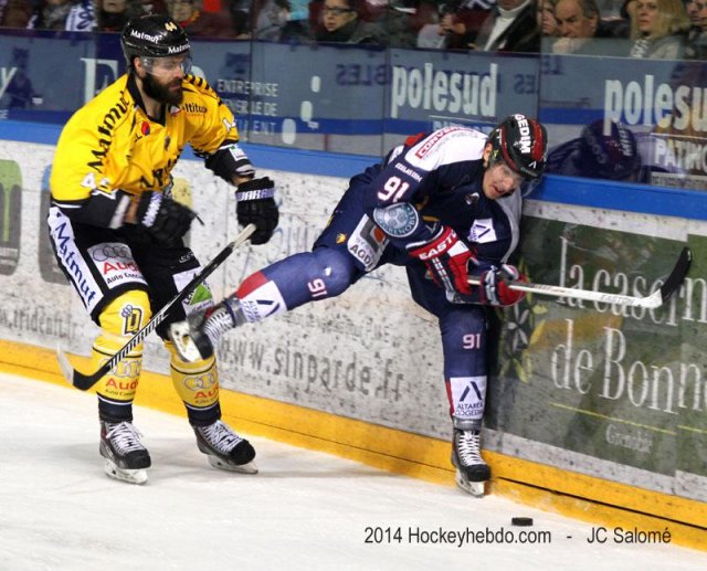 Photo hockey match Grenoble  - Rouen le 01/02/2014