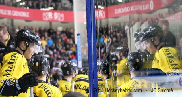 Photo hockey match Grenoble  - Rouen le 01/02/2014