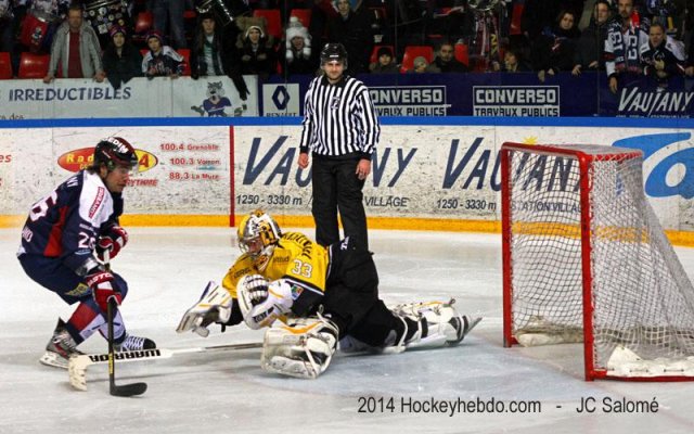 Photo hockey match Grenoble  - Rouen le 01/02/2014