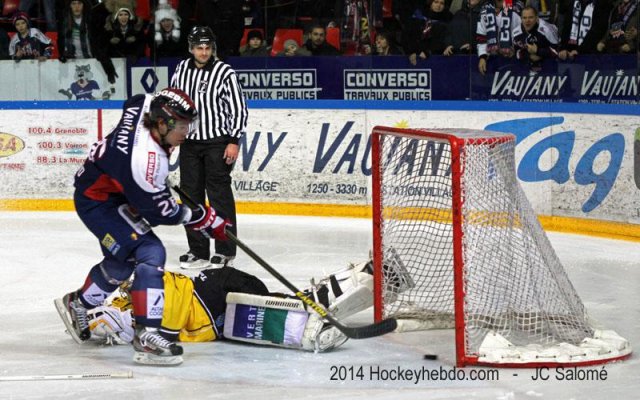 Photo hockey match Grenoble  - Rouen le 01/02/2014