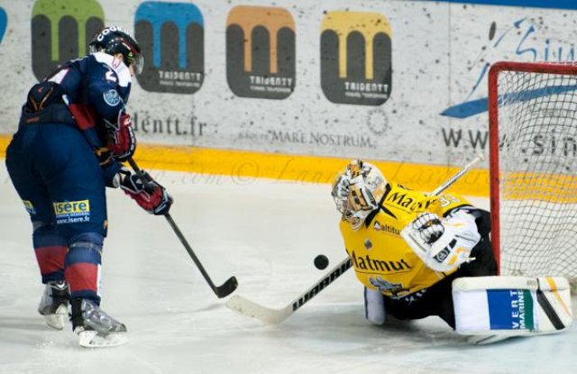 Photo hockey match Grenoble  - Rouen le 01/02/2014