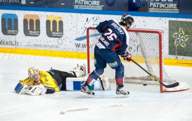 Photo hockey match Grenoble  - Rouen le 01/02/2014