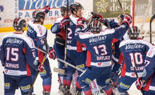 Photo hockey match Grenoble  - Rouen le 01/02/2014