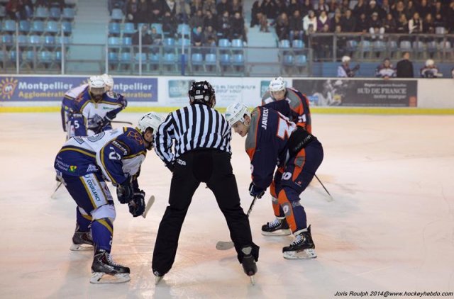 Photo hockey match Montpellier  - Reims le 01/02/2014