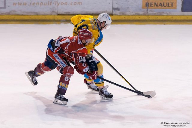 Photo hockey match Lyon - Dunkerque le 11/02/2014