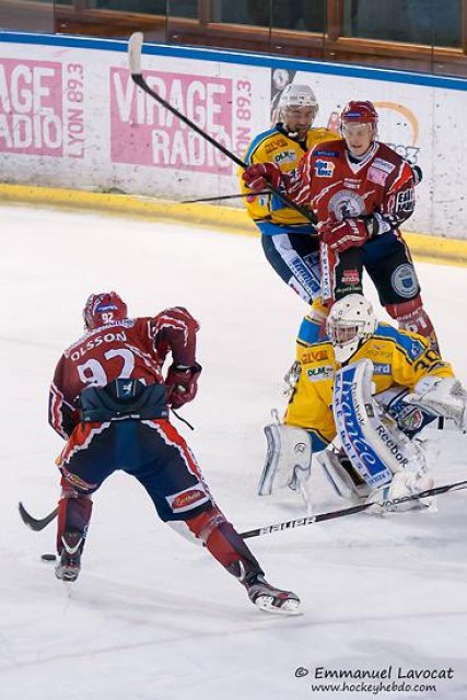 Photo hockey match Lyon - Dunkerque le 11/02/2014