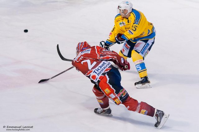 Photo hockey match Lyon - Dunkerque le 11/02/2014