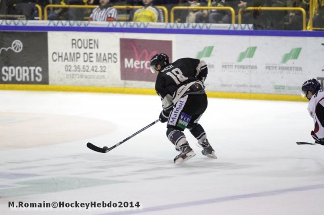 Photo hockey match Rouen - Angers  le 11/02/2014