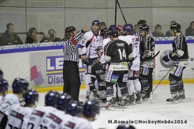 Photo hockey match Rouen - Angers  le 11/02/2014