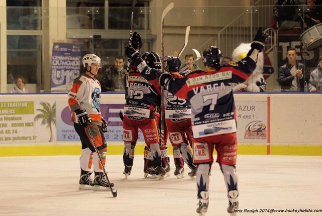 Photo hockey match Nice - Montpellier  le 08/02/2014