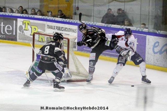 Photo hockey match Rouen - Angers  le 11/02/2014