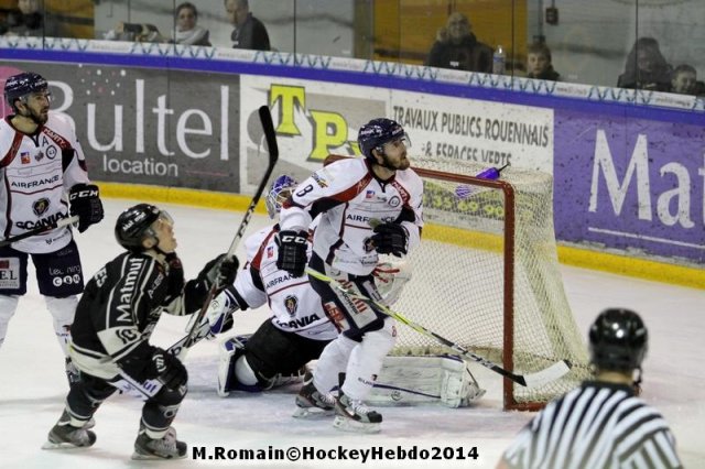 Photo hockey match Rouen - Angers  le 11/02/2014