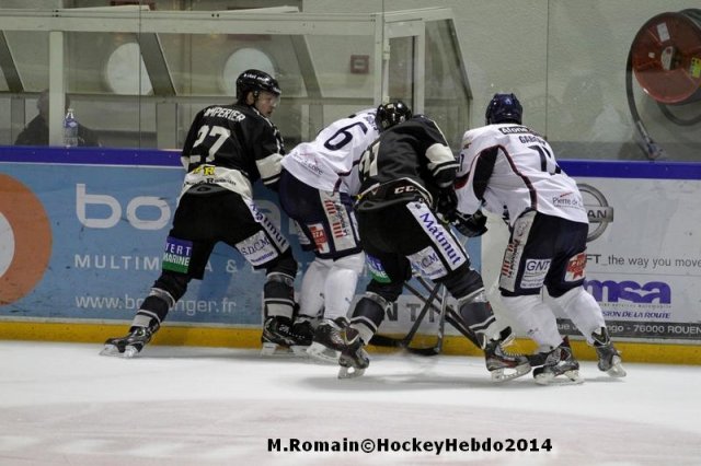 Photo hockey match Rouen - Angers  le 11/02/2014