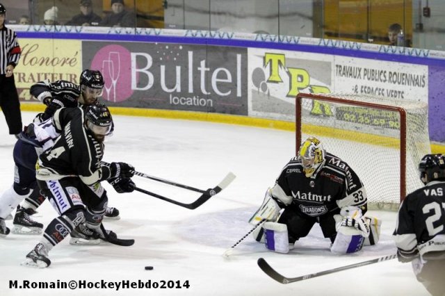 Photo hockey match Rouen - Angers  le 11/02/2014
