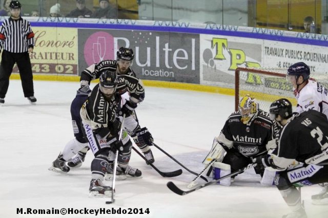 Photo hockey match Rouen - Angers  le 11/02/2014