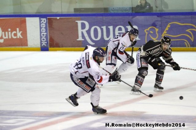 Photo hockey match Rouen - Angers  le 11/02/2014