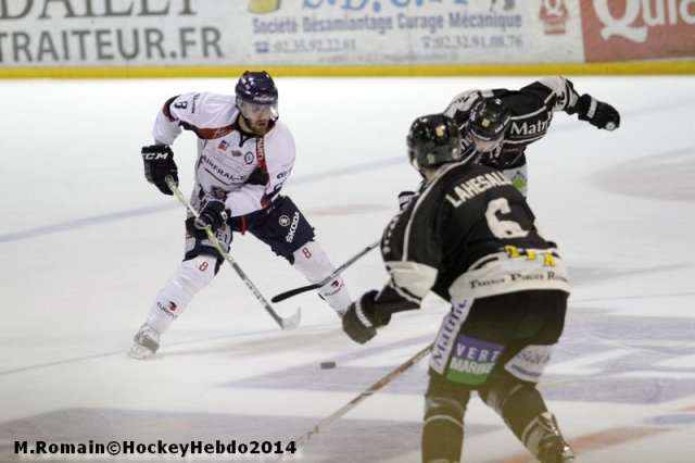 Photo hockey match Rouen - Angers  le 11/02/2014