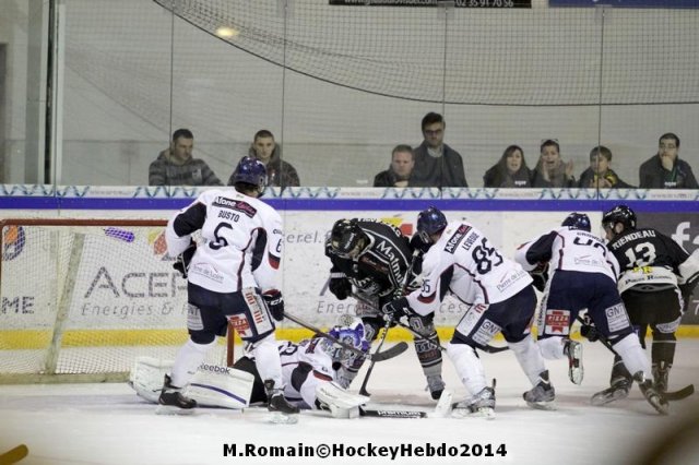 Photo hockey match Rouen - Angers  le 11/02/2014