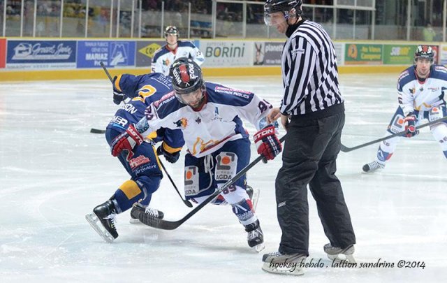 Photo hockey match Chamonix  - Grenoble  le 11/02/2014